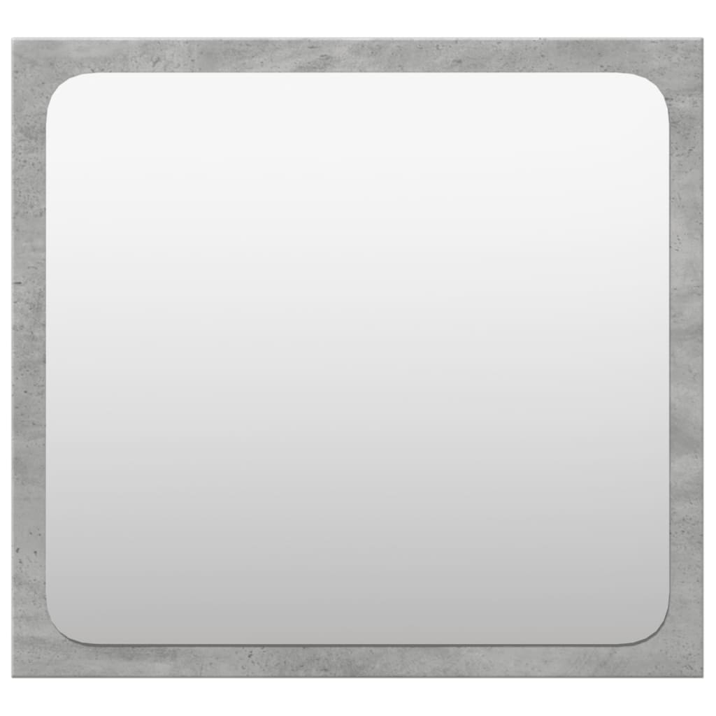 Set mobilier de baie, 4 piese, gri beton, lemn compozit GartenMobel Dekor