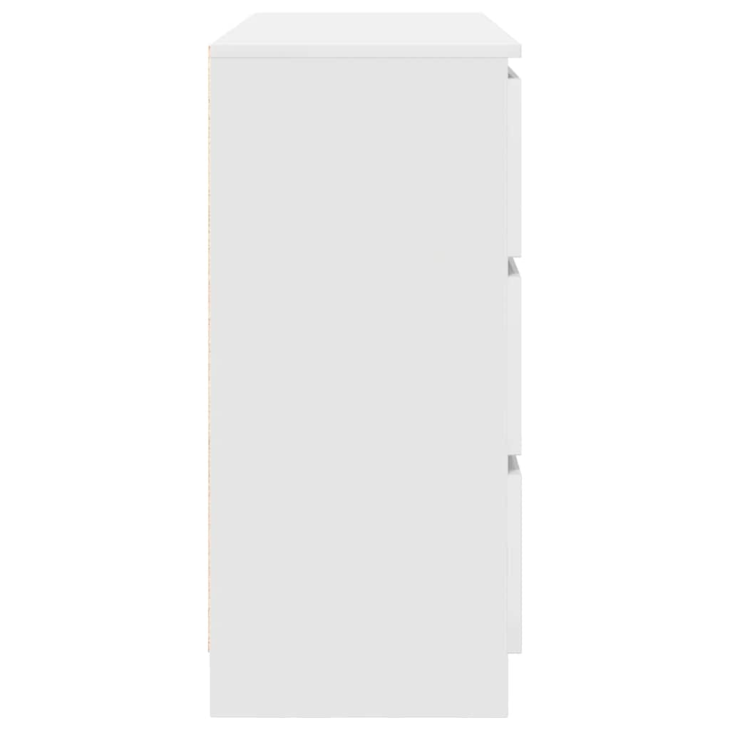 Bufetă albă 100x35x76 cm din lemn prelucrat GartenMobel Dekor