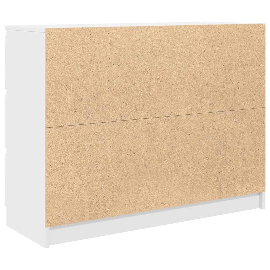 Bufetă albă 100x35x76 cm din lemn prelucrat GartenMobel Dekor