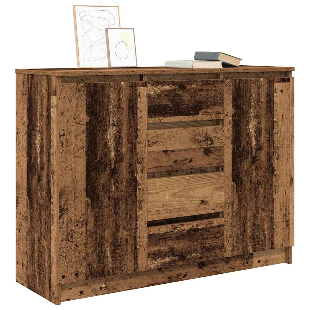 Bufetă cu sertare Lemn vechi 100,5x35x76 cm Lemn prelucrat GartenMobel Dekor