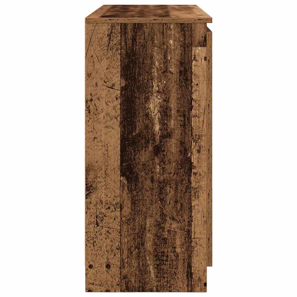 Bufetă cu sertare Lemn vechi 100,5x35x76 cm Lemn prelucrat GartenMobel Dekor