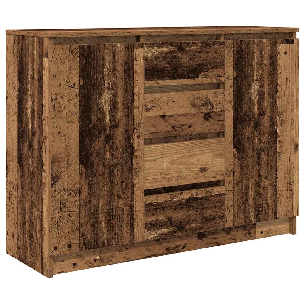 Bufetă cu sertare Lemn vechi 100,5x35x76 cm Lemn prelucrat GartenMobel Dekor