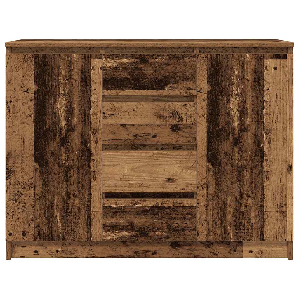 Bufetă cu sertare Lemn vechi 100,5x35x76 cm Lemn prelucrat GartenMobel Dekor