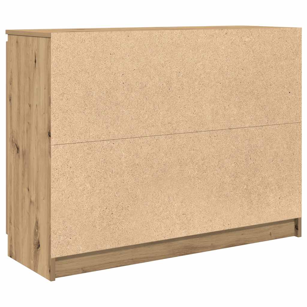 Bufetă cu sertare Stejar Artisan 100,5x35x76 cm Lemn prelucrat GartenMobel Dekor