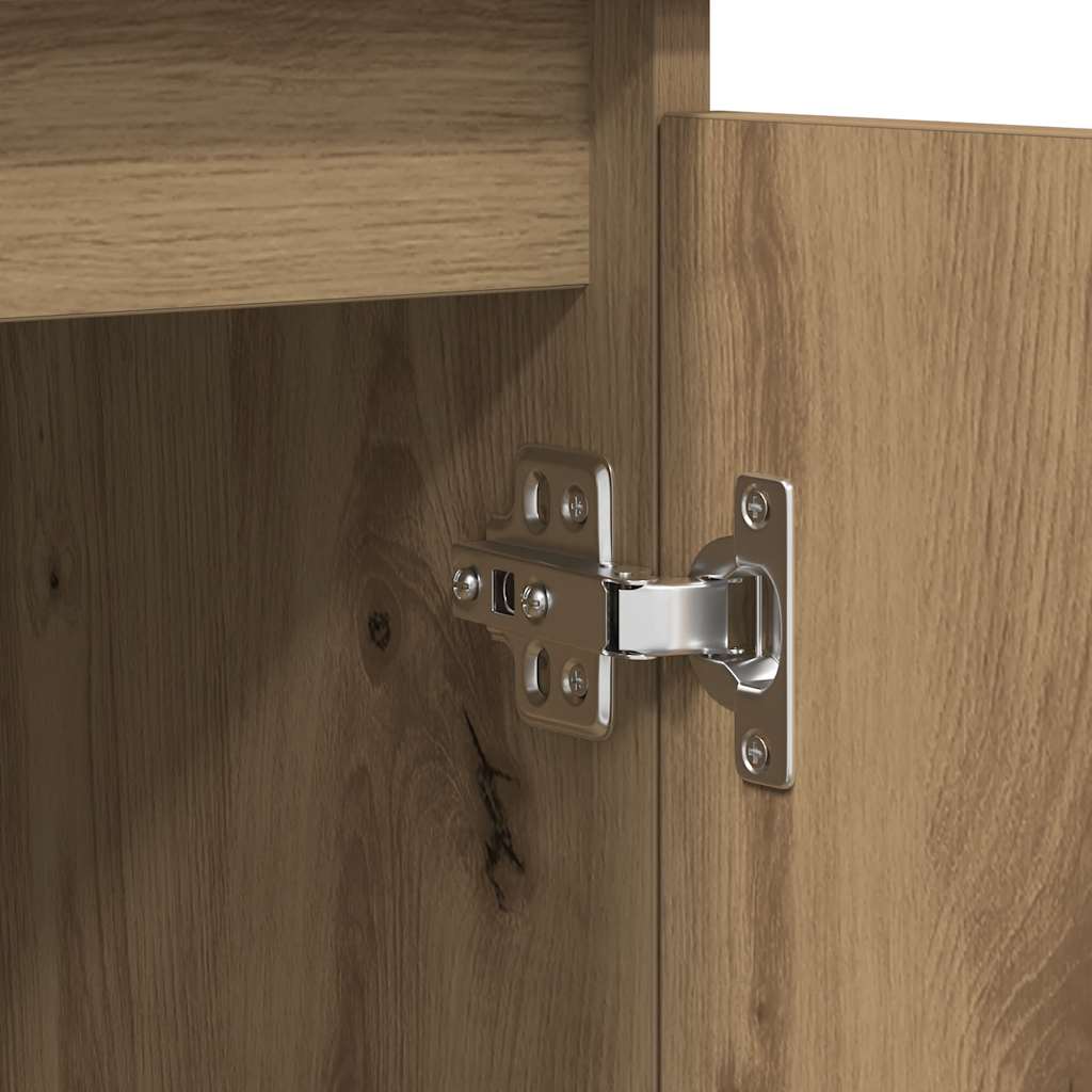 Bufetă cu sertare Stejar Artisan 100,5x35x76 cm Lemn prelucrat GartenMobel Dekor