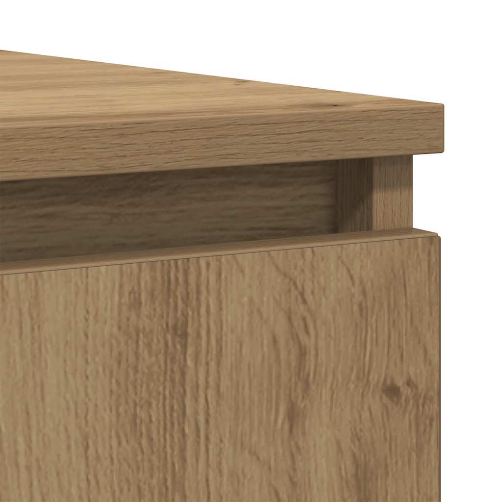 Bufetă cu sertare Stejar Artisan 100,5x35x76 cm Lemn prelucrat GartenMobel Dekor