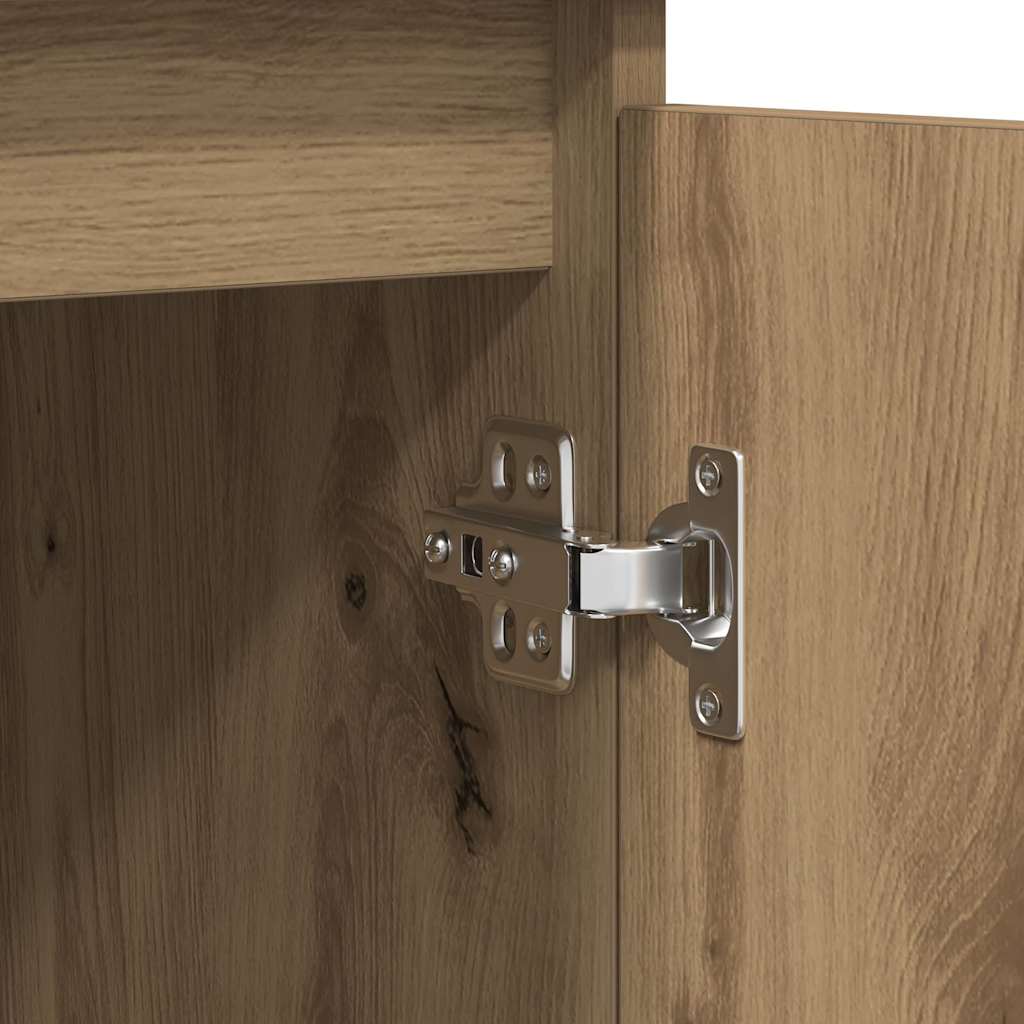 Bufetă cu sertare Stejar Artisan 100,5x35x98,5cm Lemn prelucrat GartenMobel Dekor