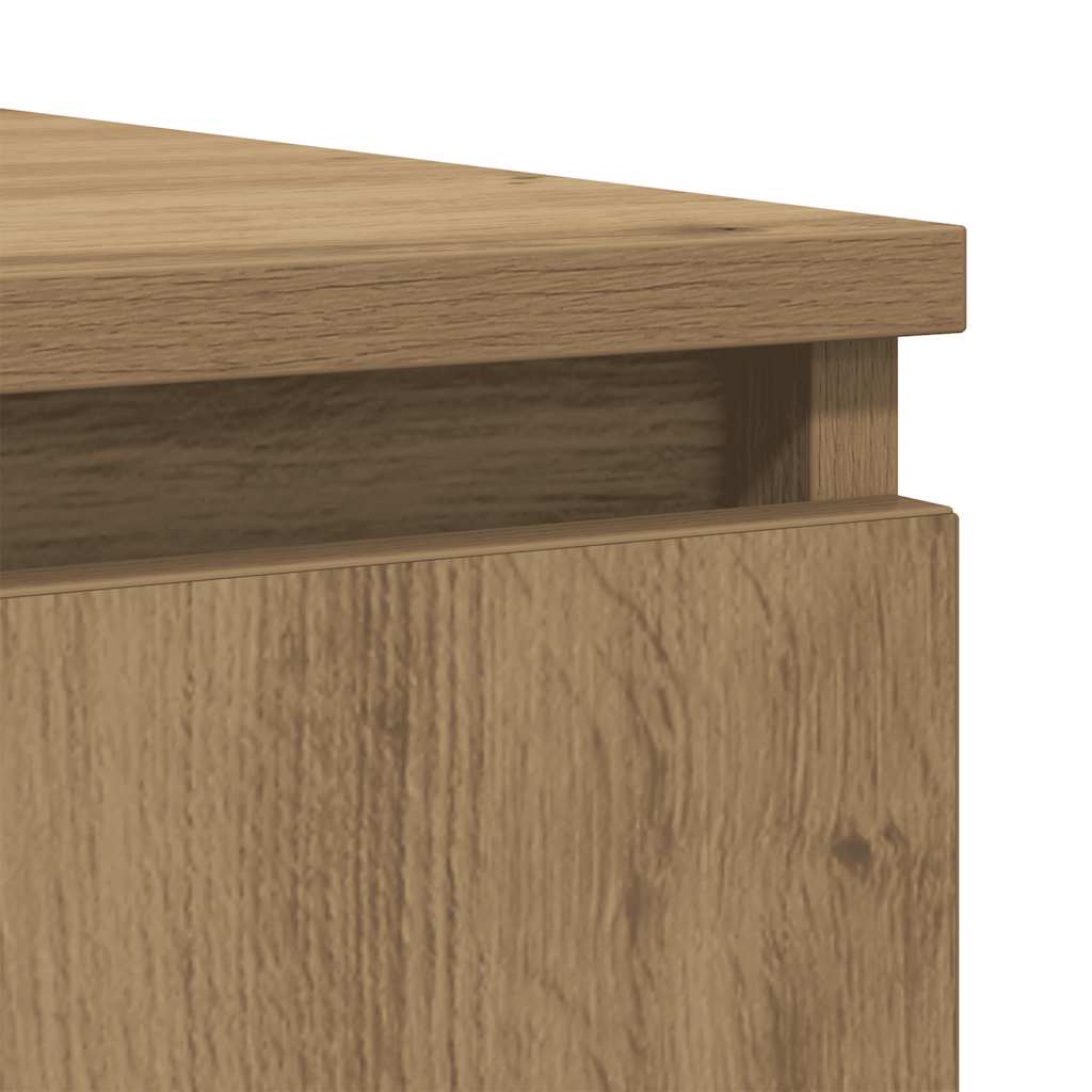 Bufetă cu sertare Stejar Artisan 100,5x35x98,5cm Lemn prelucrat GartenMobel Dekor