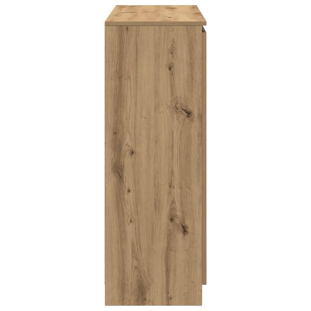 Bufetă cu sertare Stejar Artisan 100,5x35x98,5cm Lemn prelucrat GartenMobel Dekor
