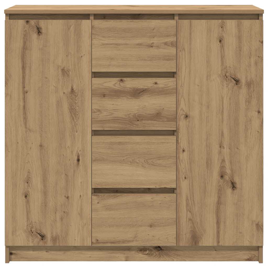 Bufetă cu sertare Stejar Artisan 100,5x35x98,5cm Lemn prelucrat GartenMobel Dekor