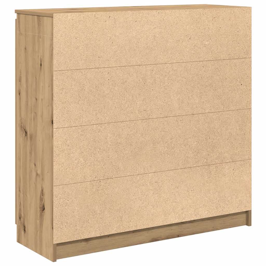 Bufetă cu sertare Stejar Artisan 100,5x35x98,5cm Lemn prelucrat GartenMobel Dekor