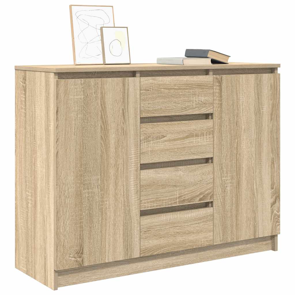 Bufetă cu sertare Stejar Sonoma 100,5x35x76 cm Lemn prelucrat GartenMobel Dekor