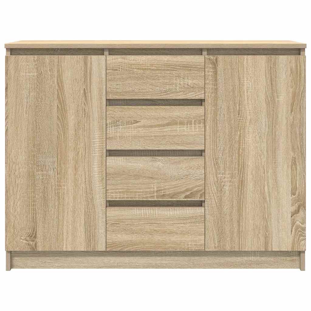 Bufetă cu sertare Stejar Sonoma 100,5x35x76 cm Lemn prelucrat GartenMobel Dekor