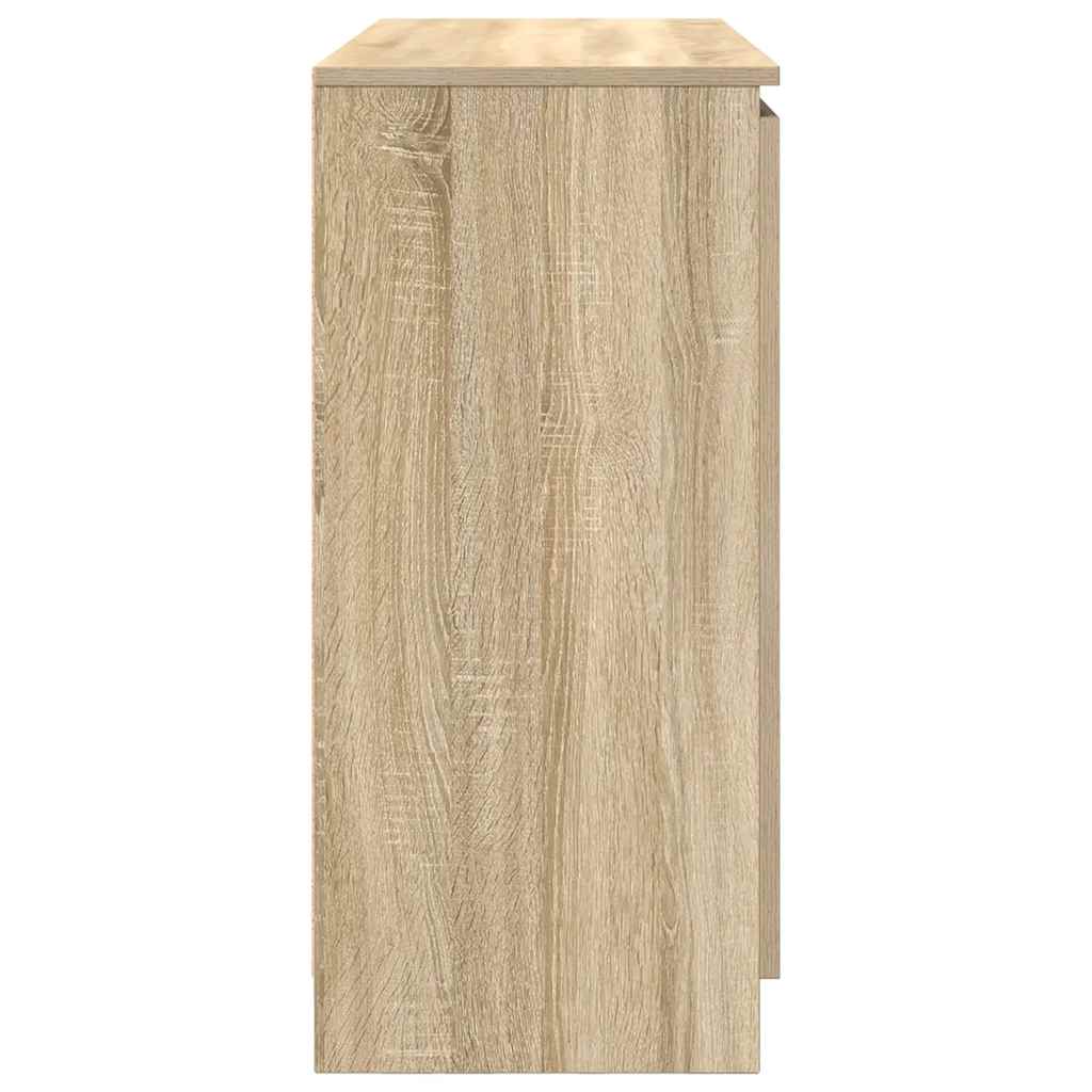 Bufetă cu sertare Stejar Sonoma 100,5x35x76 cm Lemn prelucrat GartenMobel Dekor