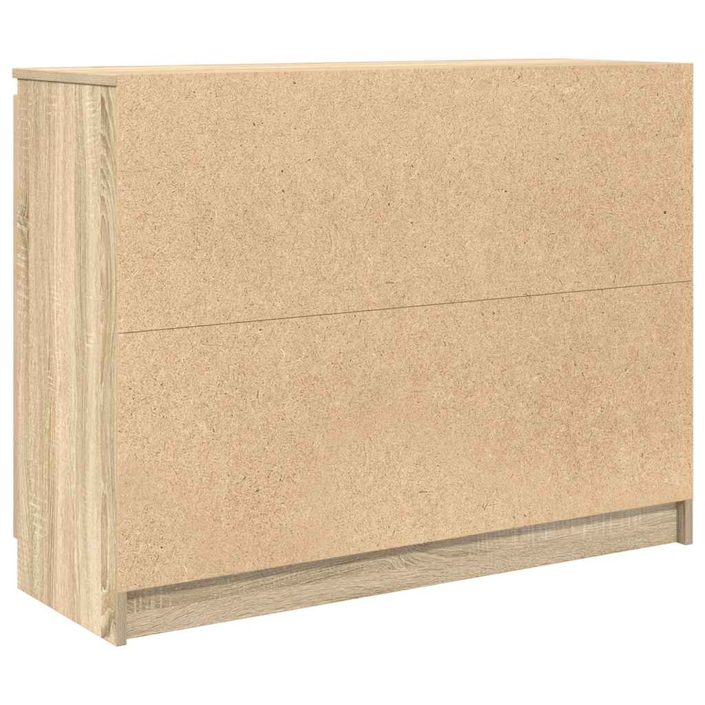 Bufetă cu sertare Stejar Sonoma 100,5x35x76 cm Lemn prelucrat GartenMobel Dekor