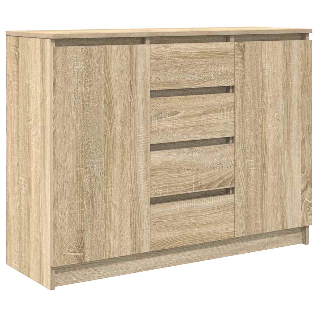 Bufetă cu sertare Stejar Sonoma 100,5x35x76 cm Lemn prelucrat GartenMobel Dekor