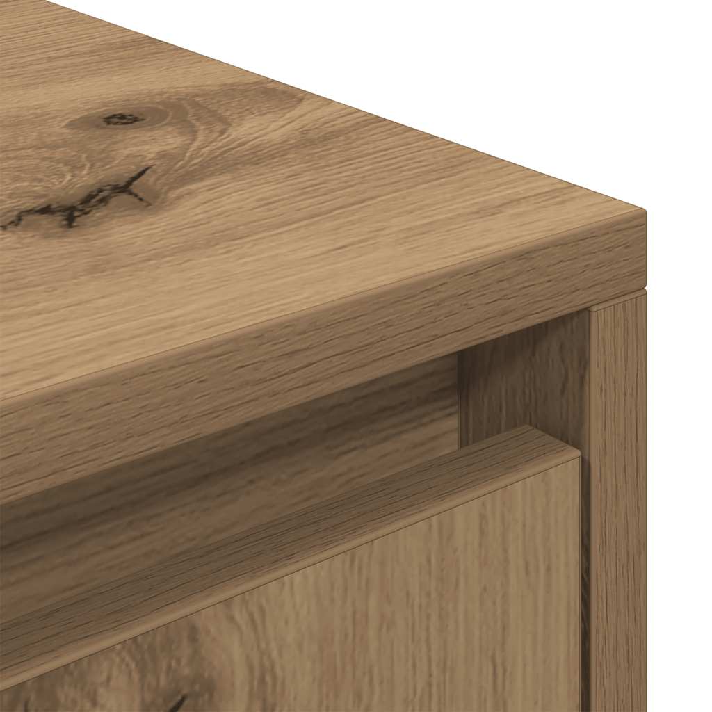 Dulap TV, stejar artizanal, 188,5x41x50 cm, lemn prelucrat GartenMobel Dekor