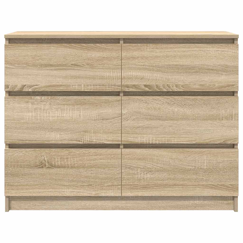 Servantă, stejar sonoma, 100x35x76 cm, lemn prelucrat GartenMobel Dekor
