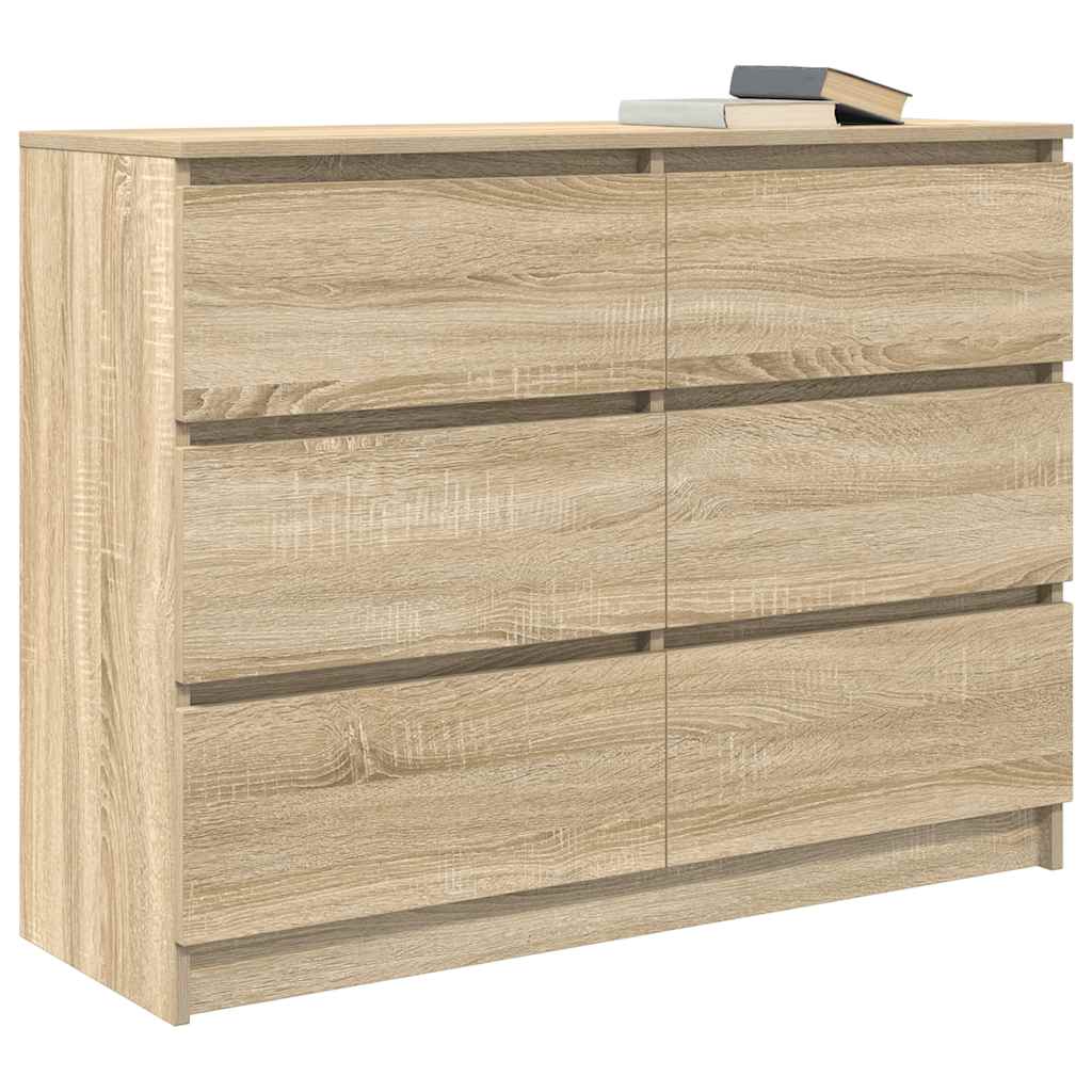 Servantă, stejar sonoma, 100x35x76 cm, lemn prelucrat GartenMobel Dekor