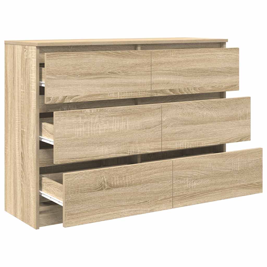 Servantă, stejar sonoma, 100x35x76 cm, lemn prelucrat GartenMobel Dekor