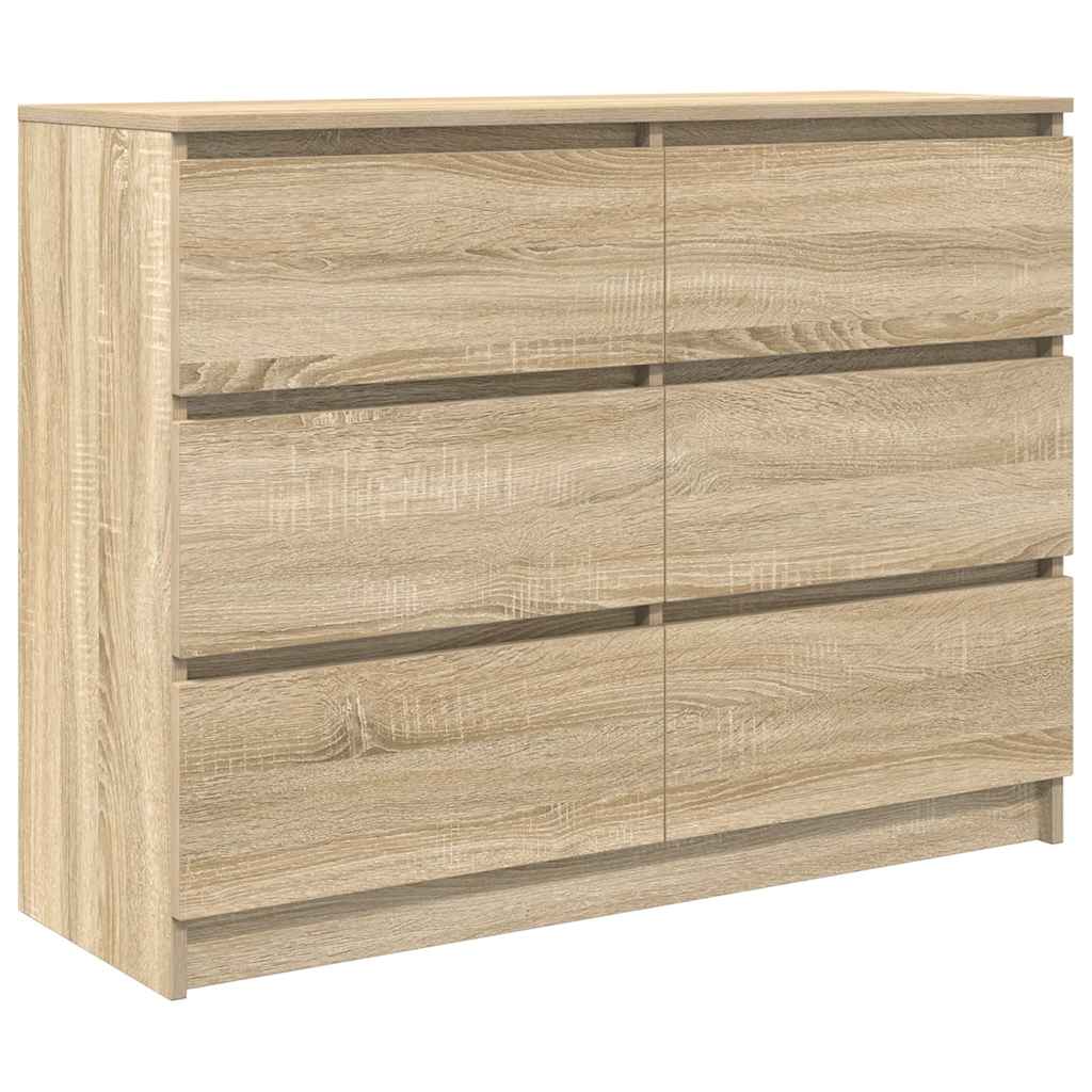 Servantă, stejar sonoma, 100x35x76 cm, lemn prelucrat GartenMobel Dekor
