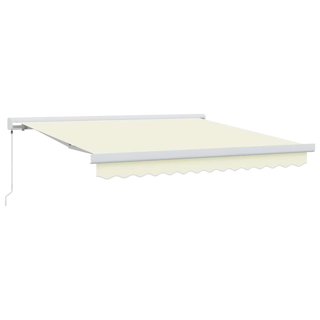 Cortina Retractabilă Crem 300 x 250 cm Material textil, Metal GartenMobel Dekor