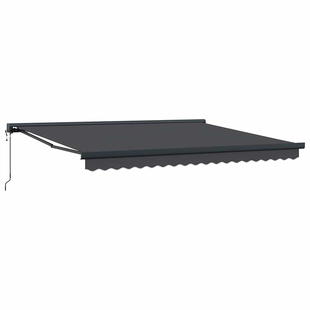Cortina Retractabilă Manual Antracit 400 × 300 cm GartenMobel Dekor