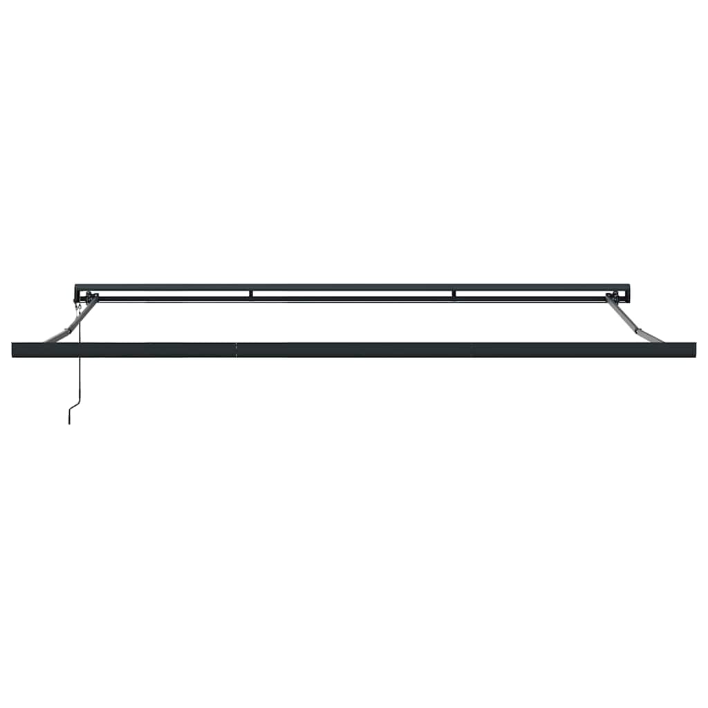 Cortina Retractabilă Manual portocaliu și alb 450 × 300 cm GartenMobel Dekor