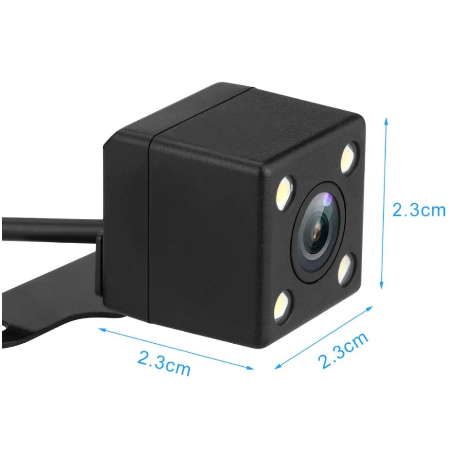 Camera auto DVR duala, fixare oglinda, FullHD 1080P, inregistrare fata si spate, display 3.5