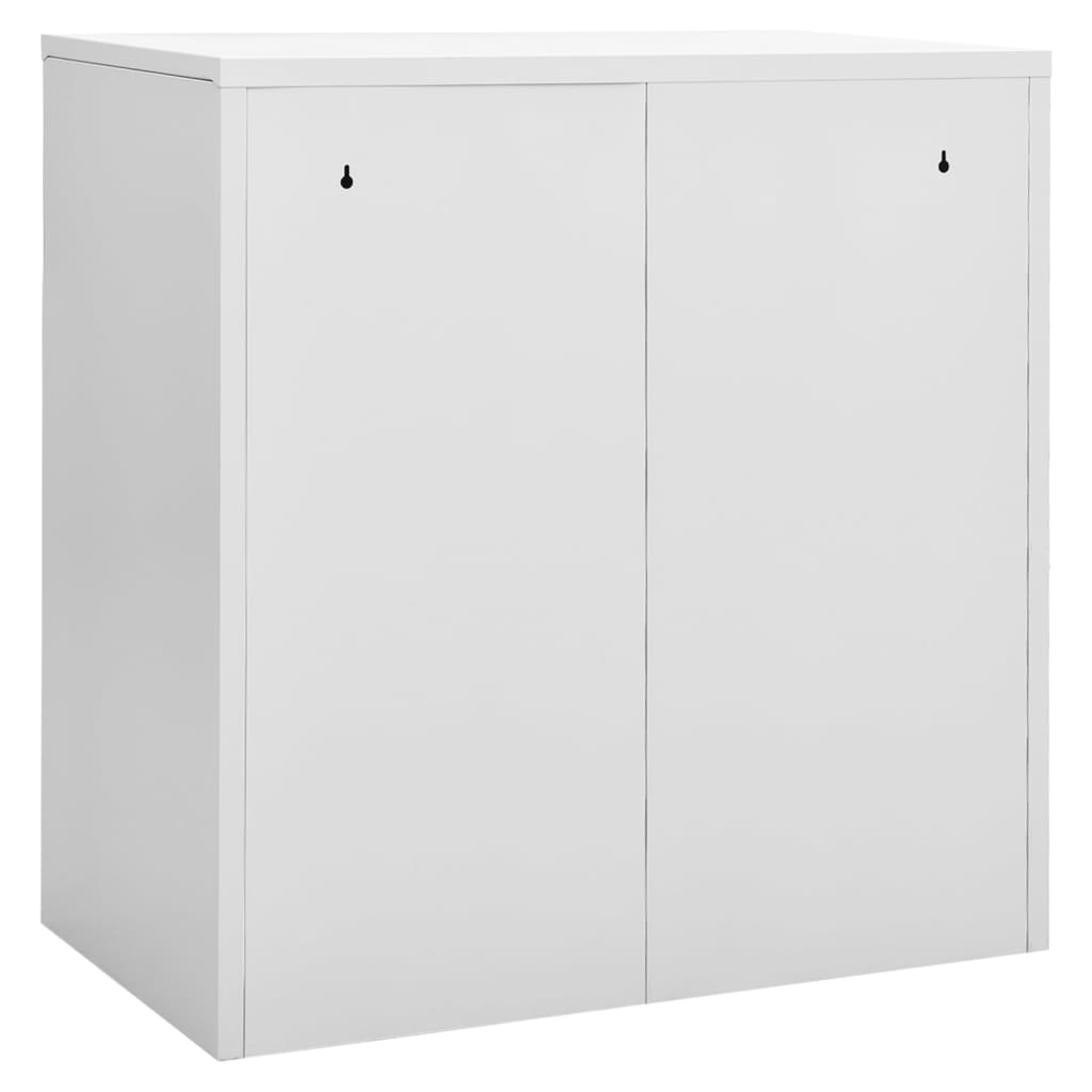 Dulapuri vestiar 2 buc. gri deschis/albastru 90x45x92,5 cm oțel GartenMobel Dekor