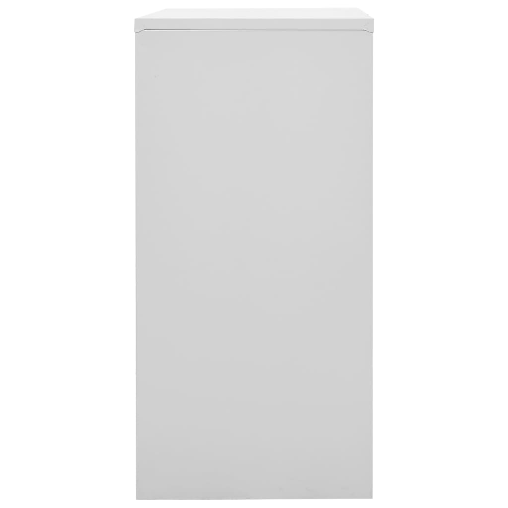 Dulapuri vestiar 2 buc. gri deschis și verde 90x45x92,5 cm oțel GartenMobel Dekor