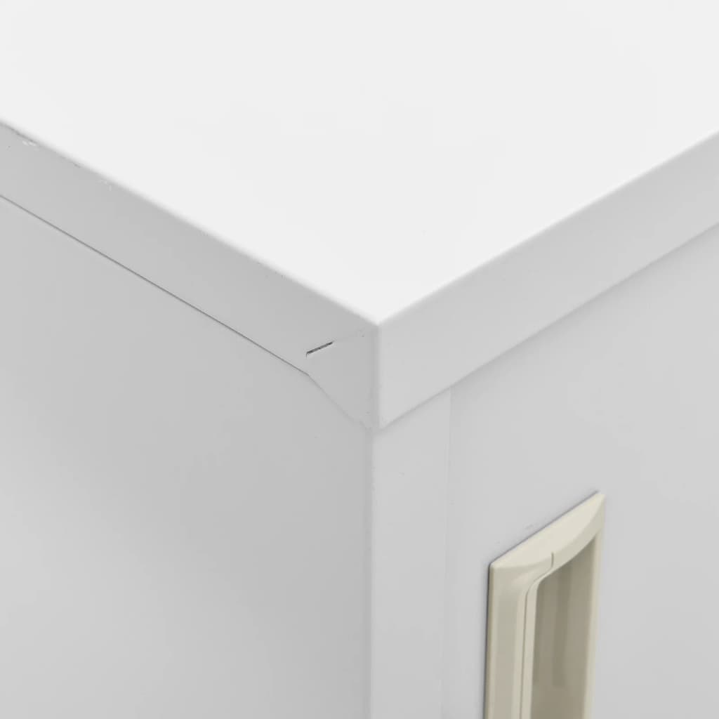 Dulapuri vestiar 5 buc. gri deschis 90x45x92,5 cm oțel GartenMobel Dekor