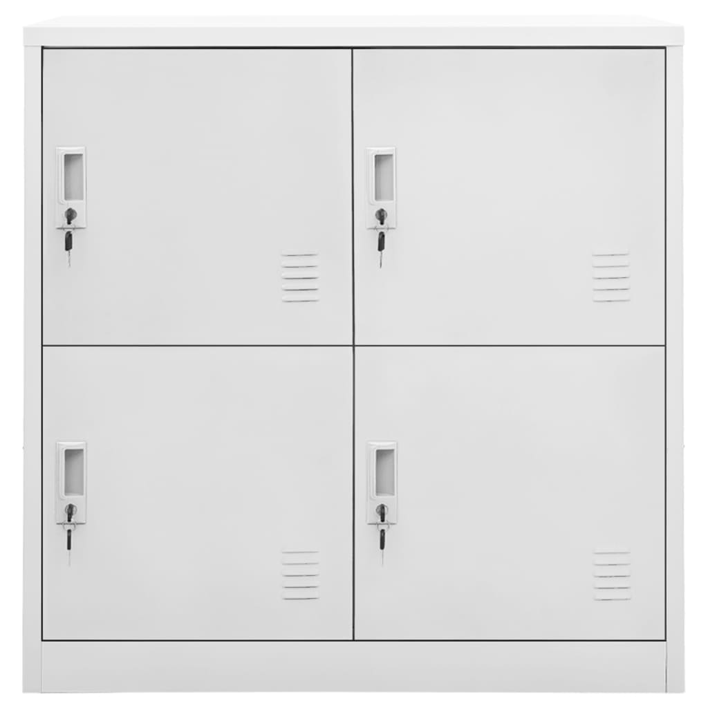 Dulapuri vestiar 5 buc. gri deschis 90x45x92,5 cm oțel GartenMobel Dekor