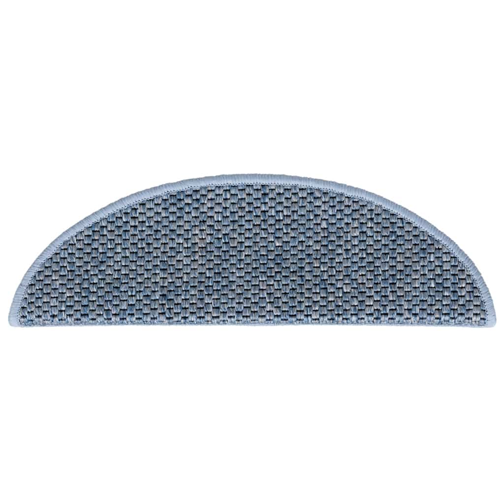 Covoraș scări autoadeziv 30 buc. albastru, 56x17x3 aspect sisal GartenMobel Dekor
