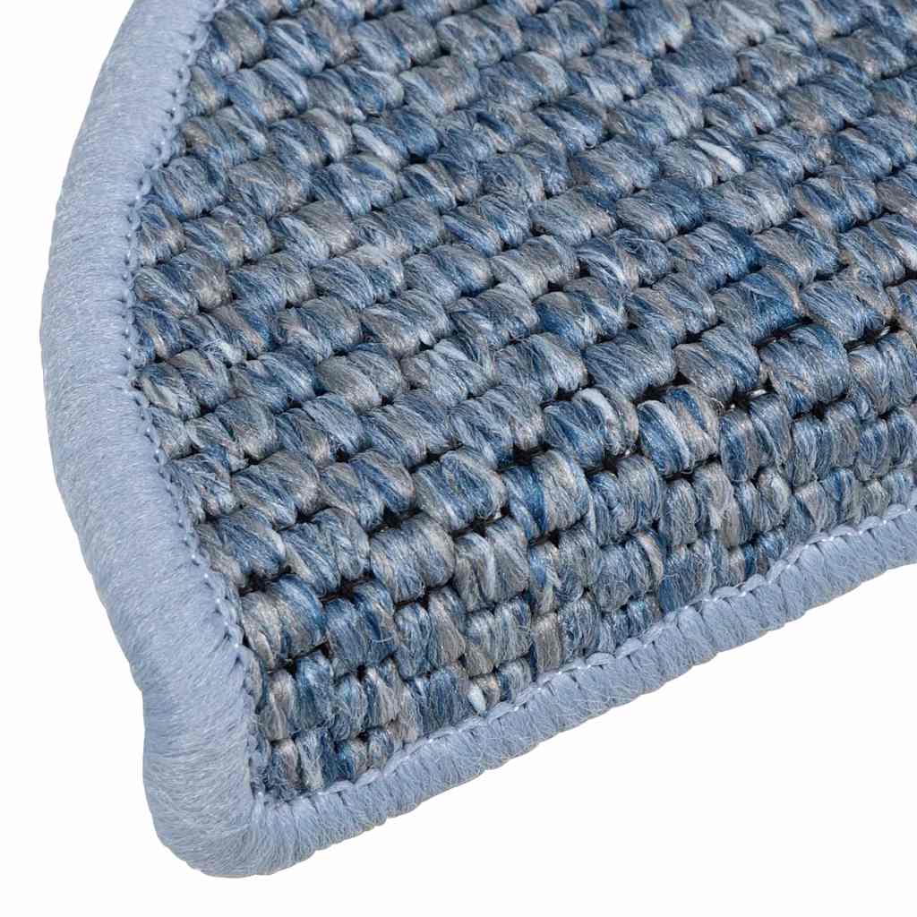 Covoraș scări autoadeziv 30 buc. albastru, 56x17x3 aspect sisal GartenMobel Dekor