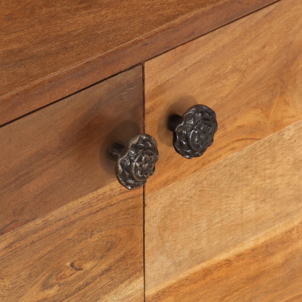 Comodă TV, lemn masiv acacia cu finisaj tip miere, 140x30x40 cm  GartenMobel Dekor