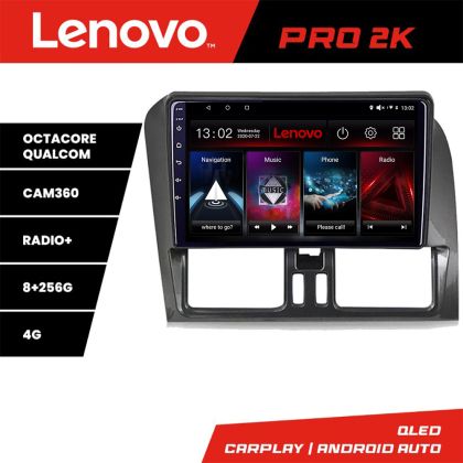 Navigatie Volvo XC60 Lenovo 8 core QLED 2K 8+256 360 Android Waze USB Navigatie Internet Youtube Radio CarStore Technology