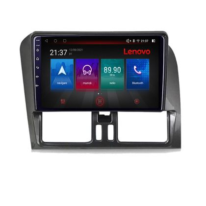 Navigatie Volvo XC60 Lenovo 8 core QLED Qualcomm 4+64 360 Android Waze USB Navigatie Internet Youtube Radio CarStore Technology