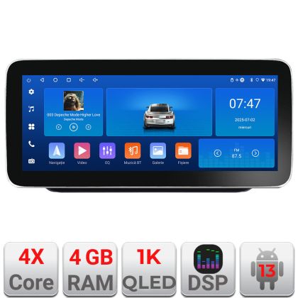 Navigatie Nissan X-trail 2021- Edotec Incell 1K 12.3 inch  4+64 carplay android auto radio internet kit-x-trail-2021+EDT-E212-RK+kit-10-9 CarStore Technology
