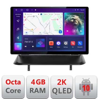 Navigatie Peugeot 3008 5008 Qled 2K Octa Core 4+32 LTE 4G DSP Wifi 5Ghz android auto carplay radio gps internet kit-3008+EDT-E413-2K CarStore Technology