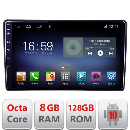 Navigatie Renault Trafic 2008-2012 Octa Core cu Android Radio Bluetooth Internet GPS WIFI DSP 8+128GB 4G CarStore Technology