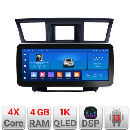 Navigatie Toyota Highlander 2007-2013 Edotec 4+64 12.3 inch Incell 1K android Wifi 5Ghz gps internet CarStore Technology