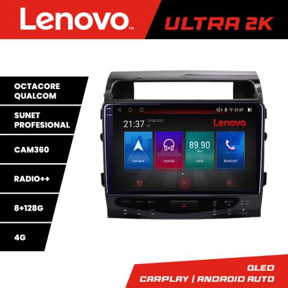 Navigatie Toyota Landcruiser J150 2010-2018 Octa Core Android Radio Bluetooth GPS WIFI/4G DSP 2K 8+128GB 360 Toslink CarStore Technology