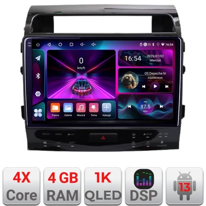 Navigatie Toyota Landcruiser J150 2010-2018 Quad Core 4+64 InCell Display 1K Android Waze USB Navigatie Internet Youtube Radio CarStore Technology
