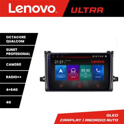 Navigatie Toyota Urbancruiser 2009-2014 Lenovo 8 core QLED Qualcomm 4+64 360 Android Waze USB Navigatie Internet Youtube Radio CarStore Technology