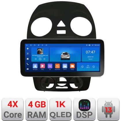 Navigatie VW Beetle 2005-2010 Edotec 4+64 12.3 inch Incell 1K android Wifi 5Ghz gps internet  KIT-beetle-old CarStore Technology