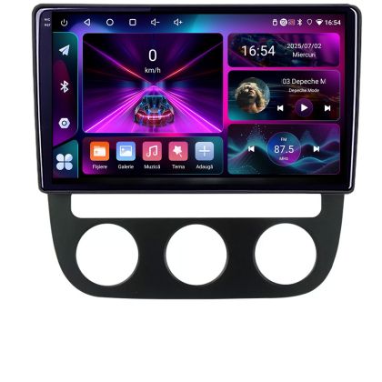 Navigatie VW Golf 5 2004-2010 clima automatica Android radio gps internet 4+64 InCell Display 1K KIT-golf5-automatic+EDT-E210-RK CarStore Technology