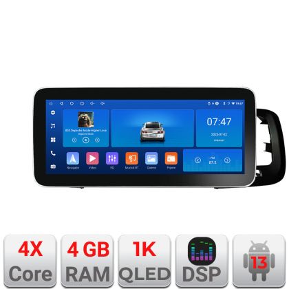 Navigatie Volvo S60 2014-2018 cu sistem Sensus Connect K-s60-14 Edotec 4+64 12.3 inch Incell 1K android Wifi 5Ghz gps internet CarStore Technology