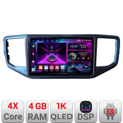 Navigatie dedicata Edonav VW Amarok  Android radio gps internet 4+64 InCell Display 1K KIT-amarok+EDT-E209-RK CarStore Technology