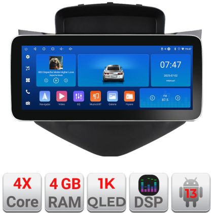 Navigatie Chevrolet Cruze 2009- K-045 Edotec 4+64 12.3 inch Incell 1K android Wifi 5Ghz gps internet CarStore Technology